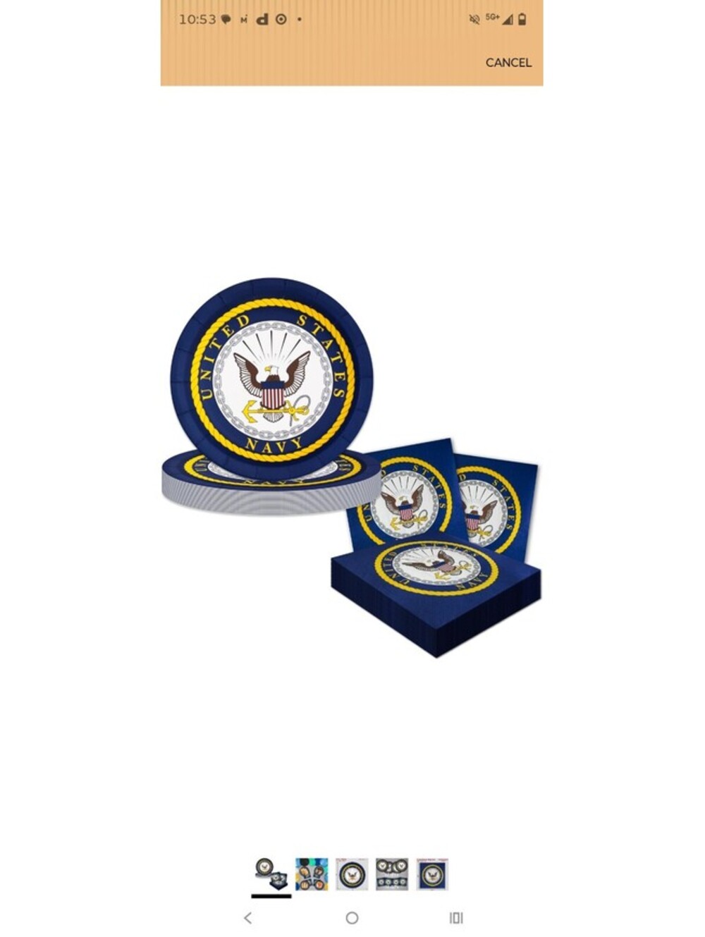 U.S. Navy Party for 24 guests! 96 pieces